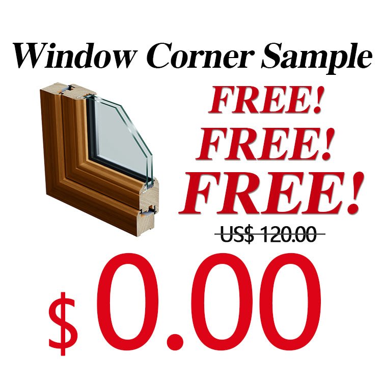 free sample-solid wood with aluminum cladding from outside - Doorwin Group Windows & Doors