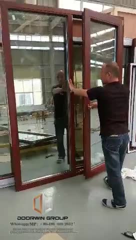 French grill design OAK TEAK wooden window - Doorwin Group Windows & Doors