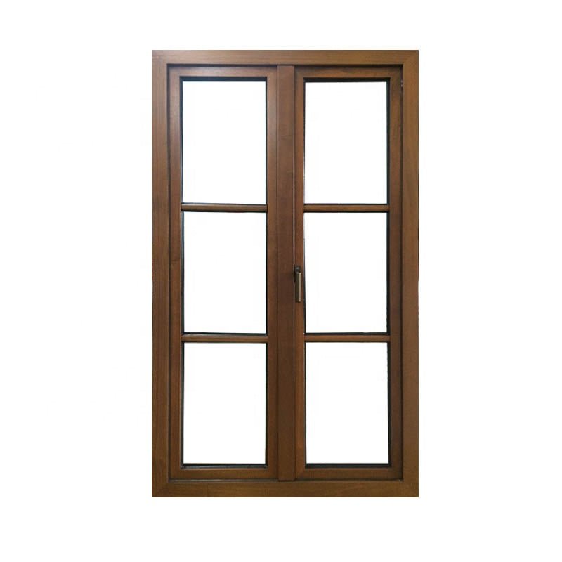 French grill design OAK TEAK wooden window - Doorwin Group Windows & Doors