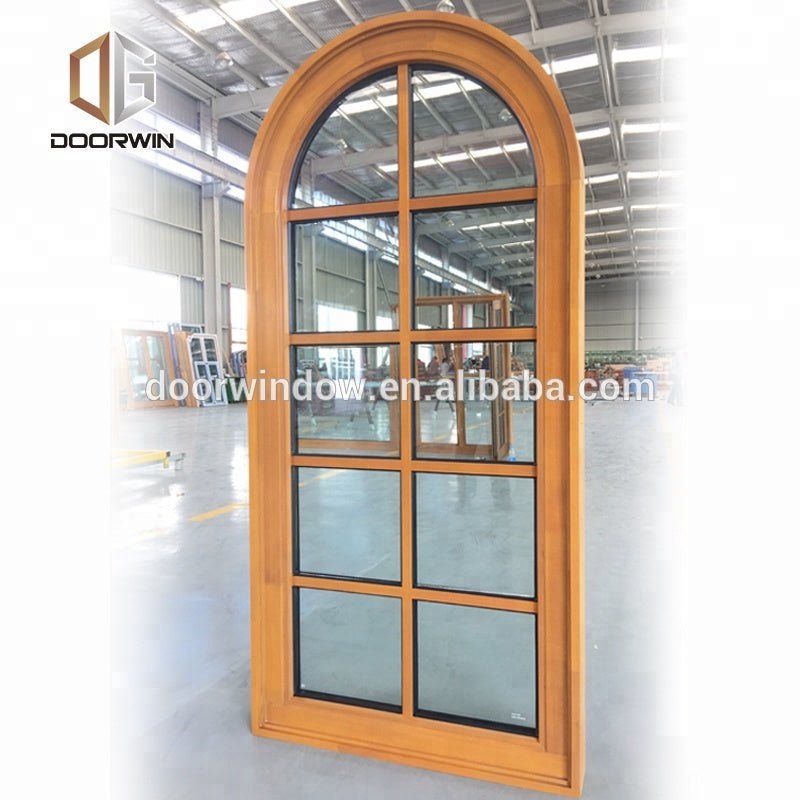 French style fixed wood window with wood window grille design made of teak woodby Doorwin - Doorwin Group Windows & Doors