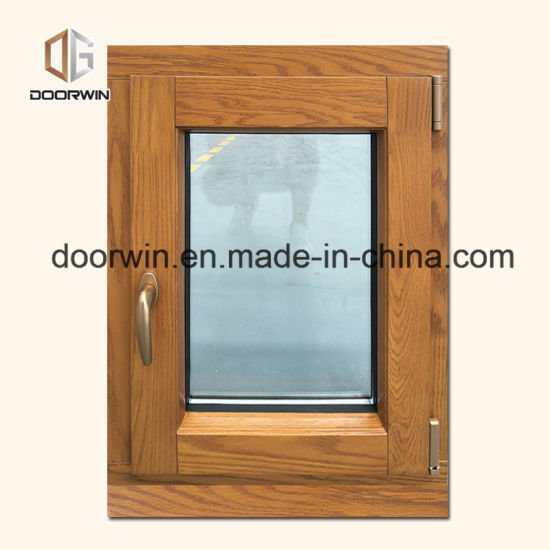 Frosted Glass Bathroom Window - China Window, Teak Wood - Doorwin Group Windows & Doors