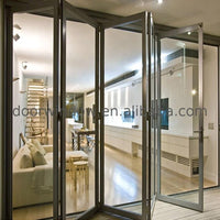 Glass folding door bi-folding doors frameless by Doorwin on Alibaba - Doorwin Group Windows & Doors