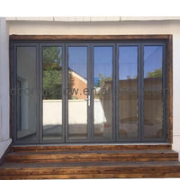 Glass folding door bi-folding doors frameless by Doorwin on Alibaba - Doorwin Group Windows & Doors