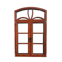 Glass window round garden arch top wood grille french casement windowsby Doorwin on Alibaba - Doorwin Group Windows & Doors