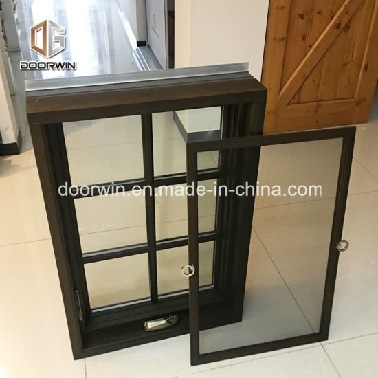 Good Quality Aluminum Wood Window, Excellent Casement Wood&#160; Aluminum Window with Foldable Crank Handle - China Window, Aluminum Window - Doorwin Group Windows & Doors