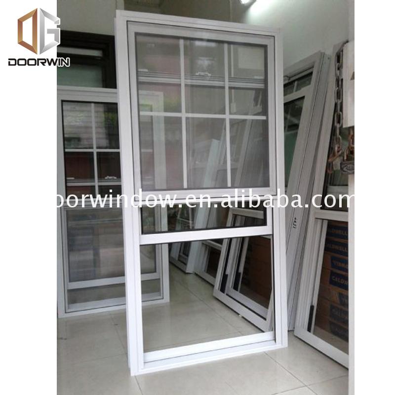 Good quality and price of inexpensive double hung windows house window grills pictures grey powder coated aluminium - Doorwin Group Windows & Doors