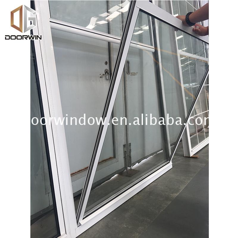 Good quality and price of inexpensive double hung windows house window grills pictures grey powder coated aluminium - Doorwin Group Windows & Doors