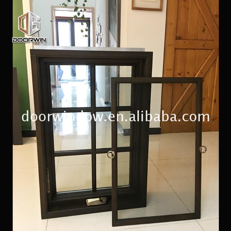 Good quality factory directly wooden door and window frame design wood windows carving - Doorwin Group Windows & Doors