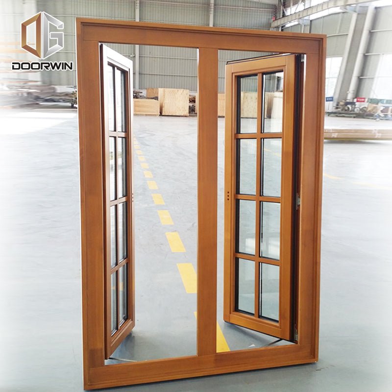 grille round-top casement window solid pine wood larch wood - Doorwin Group Windows & Doors