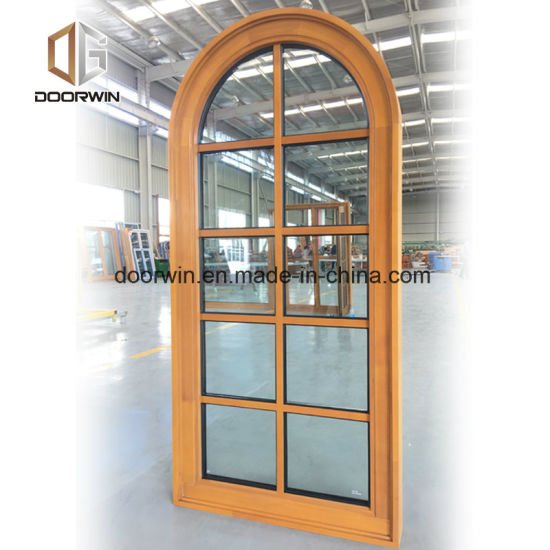 Grille Round-Top Casement Window with Solid Pine Wood, Ultra-Large Full Divide Light Grille Windows - China Wood Window, Round Wood Window - Doorwin Group Windows & Doors