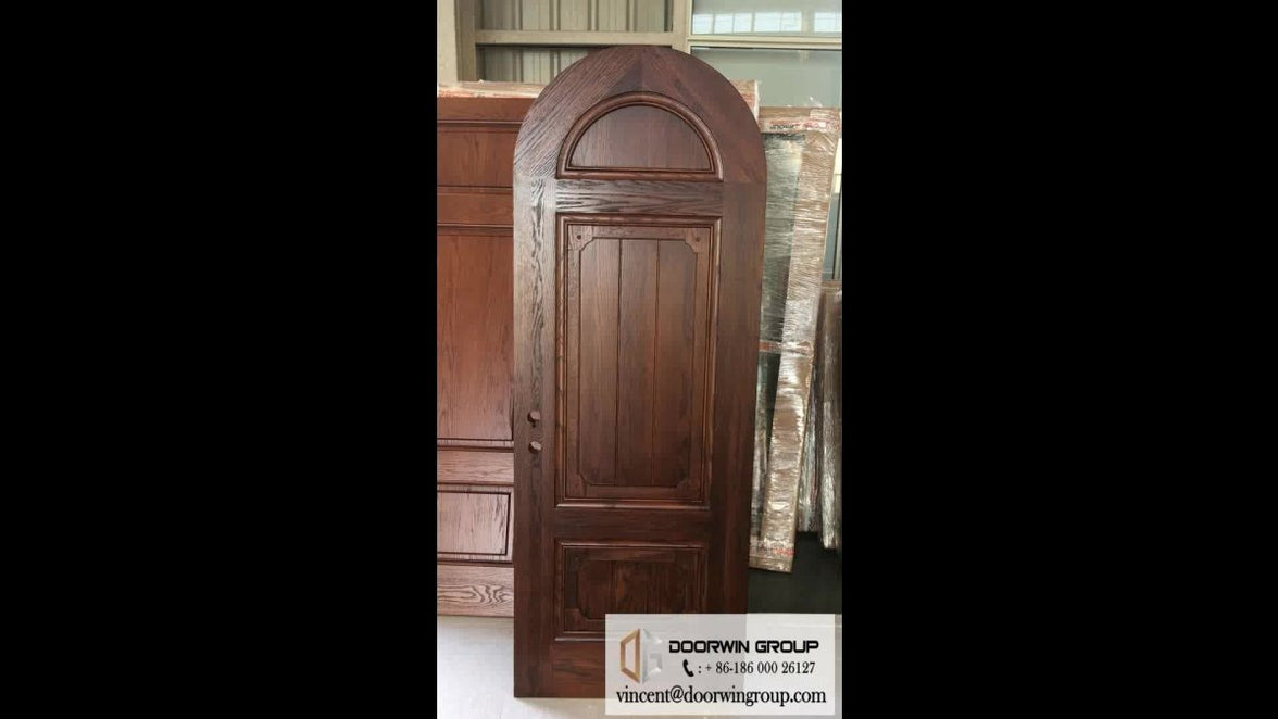 half glass interior wood doors half screen wooden door by Doorwin on Alibaba - Doorwin Group Windows & Doors