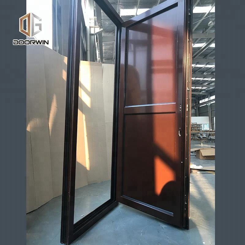 half glass interior wood doors half screen wooden door by Doorwin on Alibaba - Doorwin Group Windows & Doors