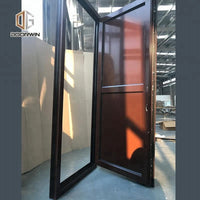 half glass interior wood doors half screen wooden door by Doorwin on Alibaba - Doorwin Group Windows & Doors