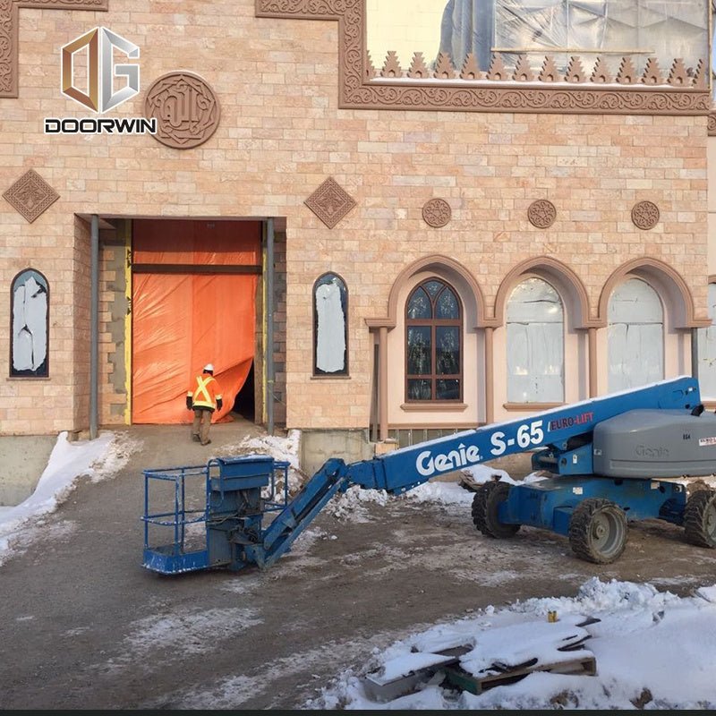 Half round aluminum circle window with double glazed by Doorwin on Alibaba - Doorwin Group Windows & Doors