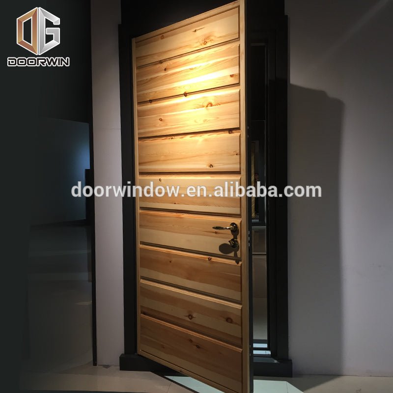 Hdf door skin hanging swinging main door design front entrance security doors by Doorwin on Alibaba - Doorwin Group Windows & Doors