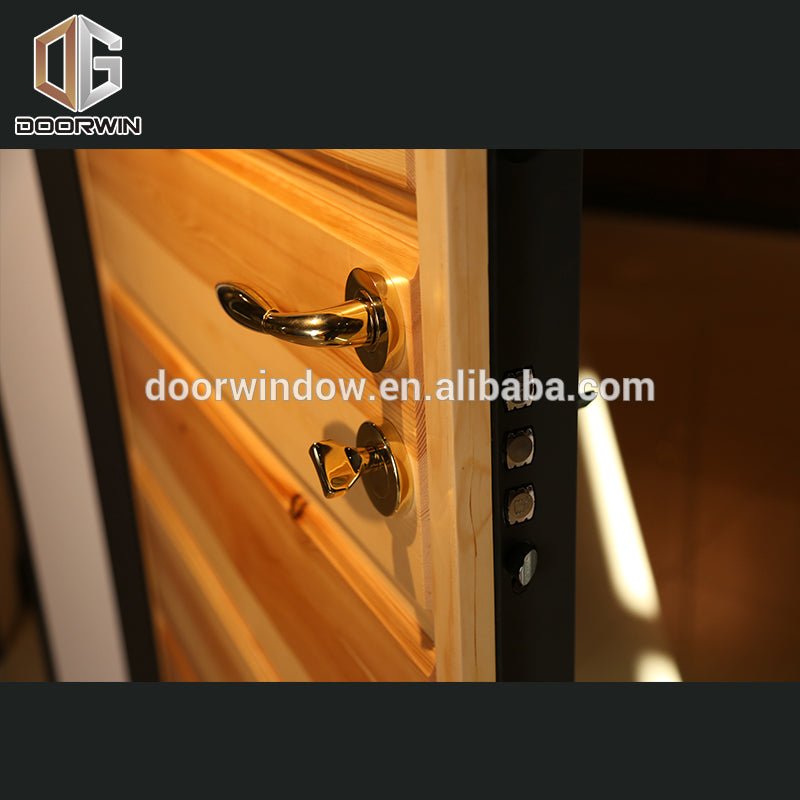 Hdf door skin hanging swinging main door design front entrance security doors by Doorwin on Alibaba - Doorwin Group Windows & Doors