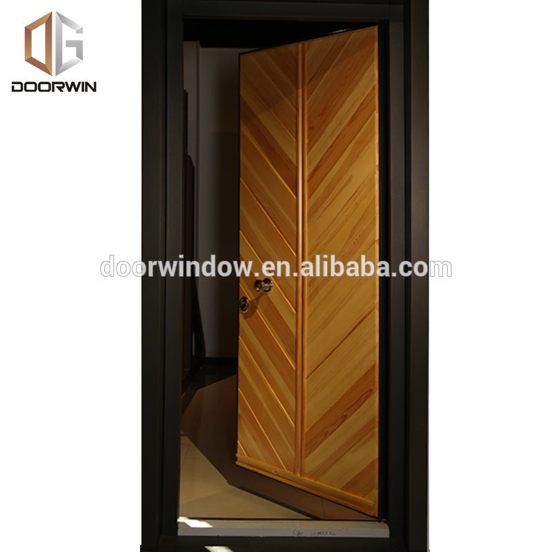 Hdf door skin hanging swinging main door design front entrance security doors by Doorwin on Alibaba - Doorwin Group Windows & Doors
