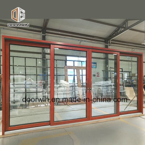 High End Custom Wood Doors Interior Sliding Door with 4 Glass Panels by Ce Certificate - China Single Sliding Door, Sliding Barn Doors - Doorwin Group Windows & Doors