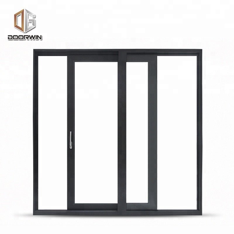 High end customize wooden sliding door with 6 glass panels by CE certified by Doorwin - Doorwin Group Windows & Doors