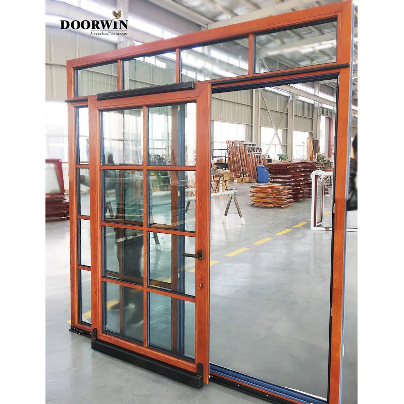 high performance latest home fashion design interior solid wood wood lifting sliding doors - Doorwin Group Windows & Doors