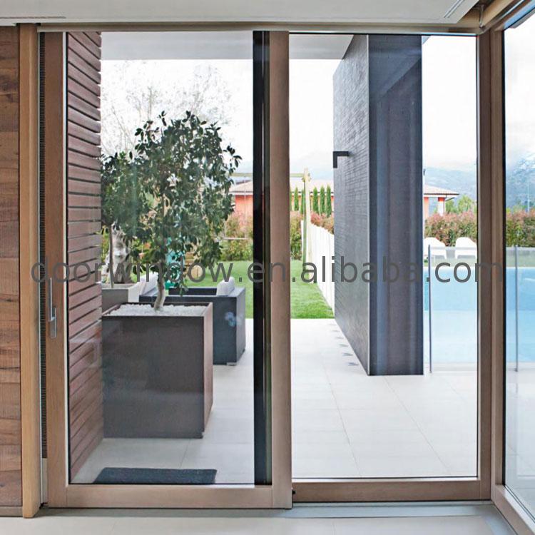 High quality bronze sliding patio door black aluminium doors best - Doorwin Group Windows & Doors