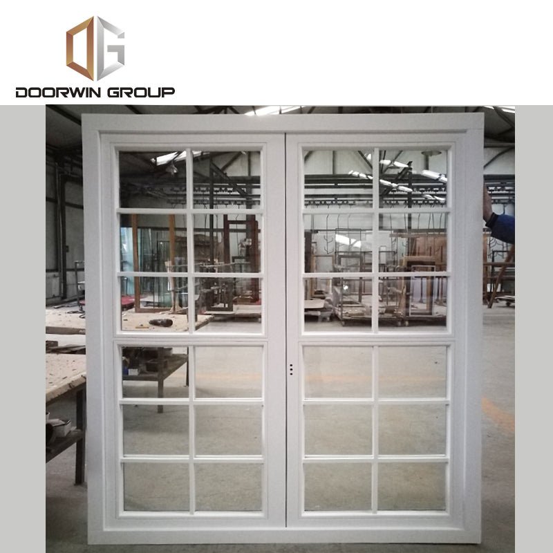 High quality french window with side panels 30 x 58 glass for house - Doorwin Group Windows & Doors