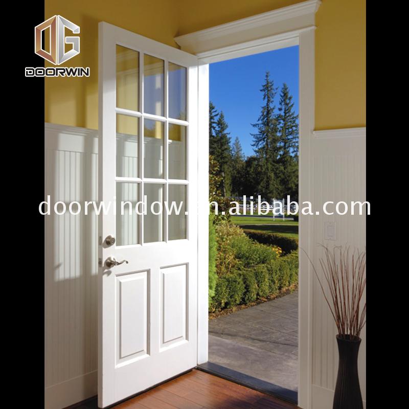 High Quality Wholesale Custom Cheap internal bedroom doors interior wood with frosted glass double - Doorwin Group Windows & Doors