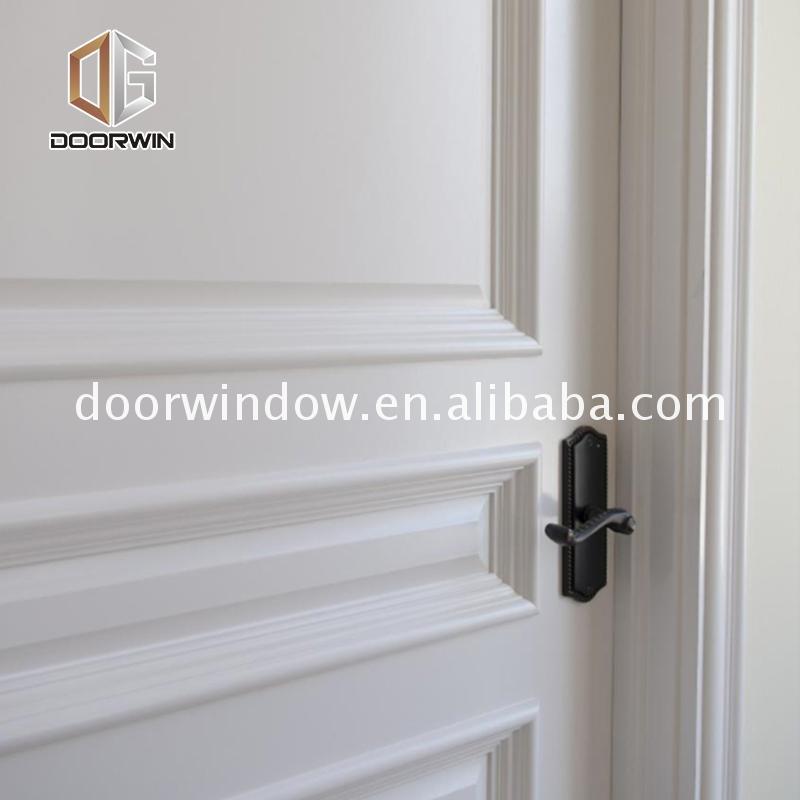 High Quality Wholesale Custom Cheap internal bedroom doors interior wood with frosted glass double - Doorwin Group Windows & Doors