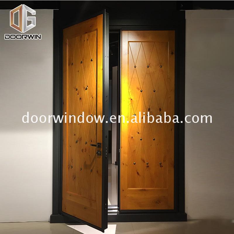High Quality Wholesale Custom Cheap stile and rail wood doors solid panel oak veneer - Doorwin Group Windows & Doors