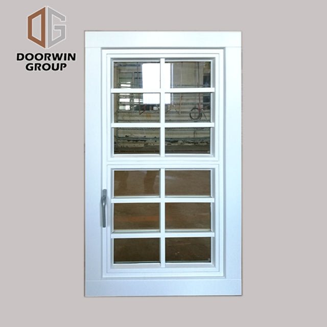 High Quality Wholesale Custom Cheap window grilles or not white grill powder coating aluminium casement - Doorwin Group Windows & Doors