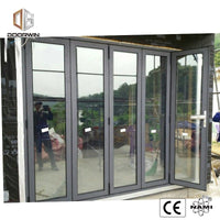 Hinge glass door high quality interior bifold doors half glass door - Doorwin Group Windows & Doors