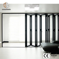 Hinge glass door high quality interior bifold doors half glass door - Doorwin Group Windows & Doors