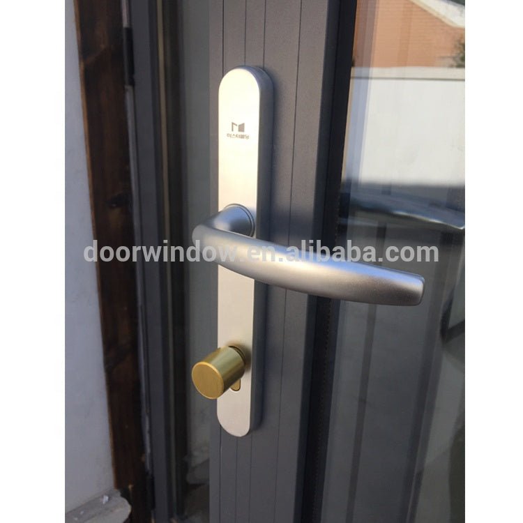 Home front door main gate colors thermal break aluminum bifolding door with certificate by Doorwin - Doorwin Group Windows & Doors