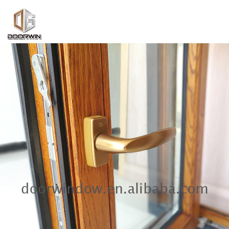 Hot Sale european style glass replacement casement windows double sash window panel - Doorwin Group Windows & Doors