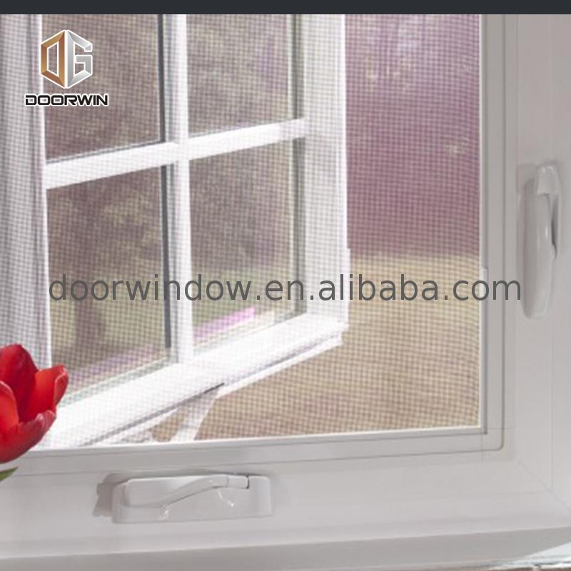 Hot sale factory direct bulletproof home windows cost bullet resistant residential bronze with white trim - Doorwin Group Windows & Doors