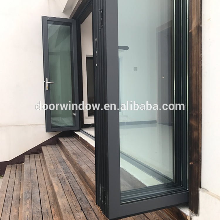 Hot sale Latest Design Top Quality Thermal Break Aluminum Bi-Folding Door Korean Hardware Folding Patio Door by Doorwin - Doorwin Group Windows & Doors