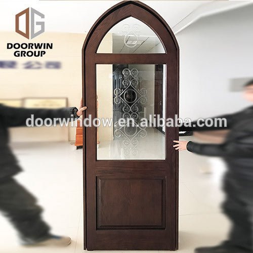 Hot sale solid wooden interior door bedroom fancy wood door design luxurious doors exterior roundby Doorwin - Doorwin Group Windows & Doors