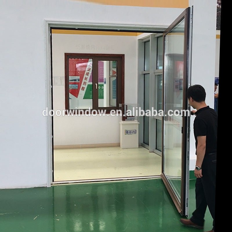 Hot sale Super Large Entrance Hinged Door Inward Opening Aluminum Entry Door by Doorwin - Doorwin Group Windows & Doors