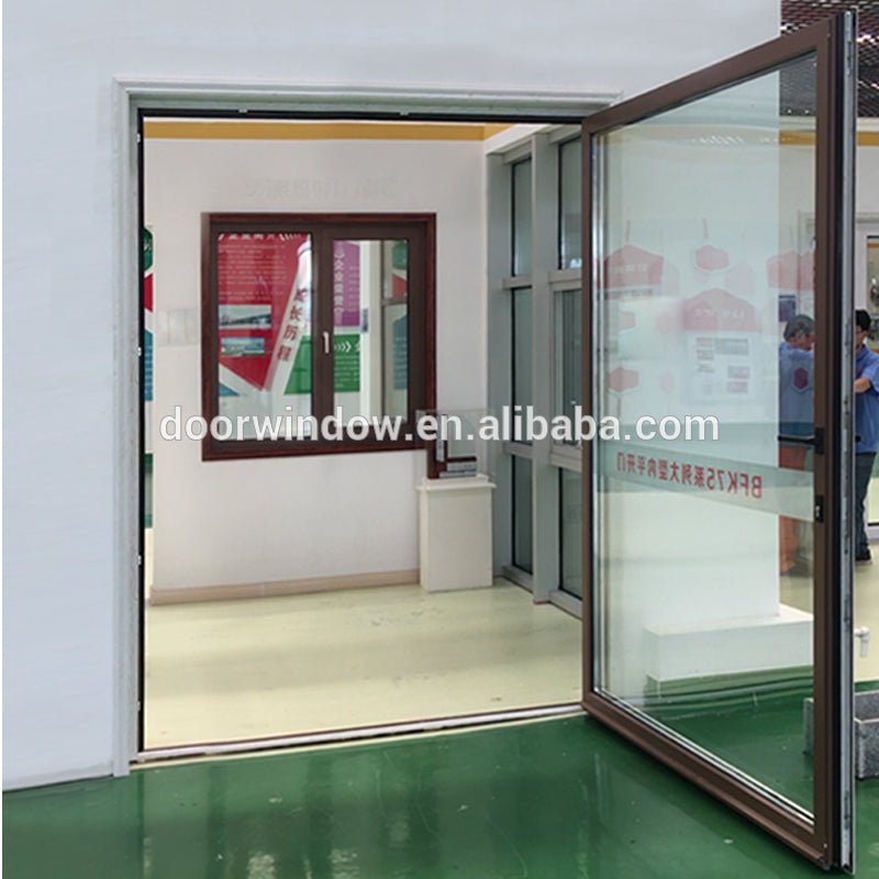 Hot sale Super Large Entrance Hinged Door Inward Opening Aluminum Entry Door by Doorwin - Doorwin Group Windows & Doors