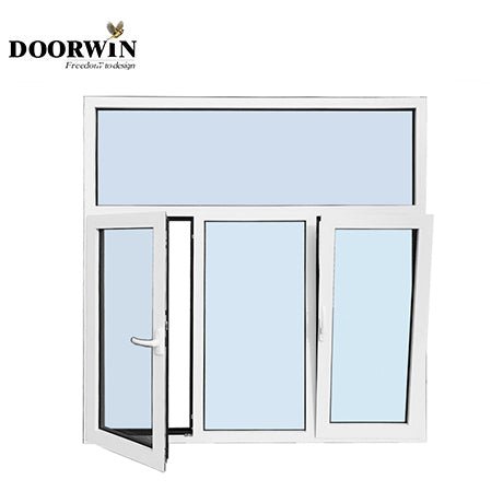 Hot sales European standard custom made big large glass french aluminum windows triple glazed windows - Doorwin Group Windows & Doors