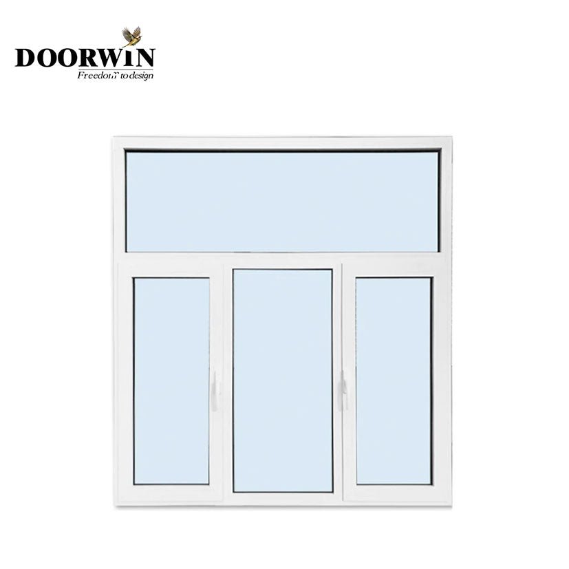 Hot sales European standard custom made big large glass french aluminum windows triple glazed windows - Doorwin Group Windows & Doors
