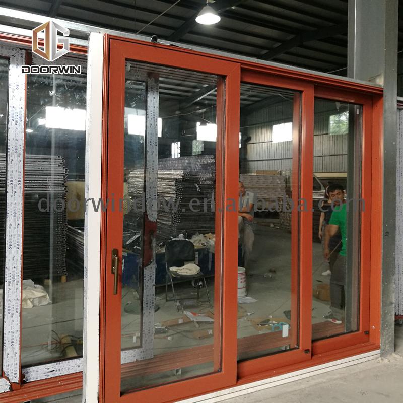 Hot selling commercial exterior sliding doors clear glass chinese - Doorwin Group Windows & Doors
