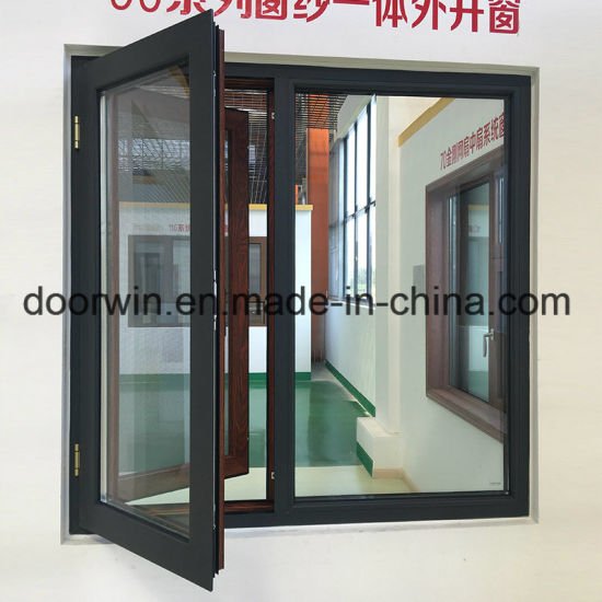 House Windows Modern Design Thermal Break Aluminum Window From China - China Outswing Window, Wood Grain Color Finishing - Doorwin Group Windows & Doors
