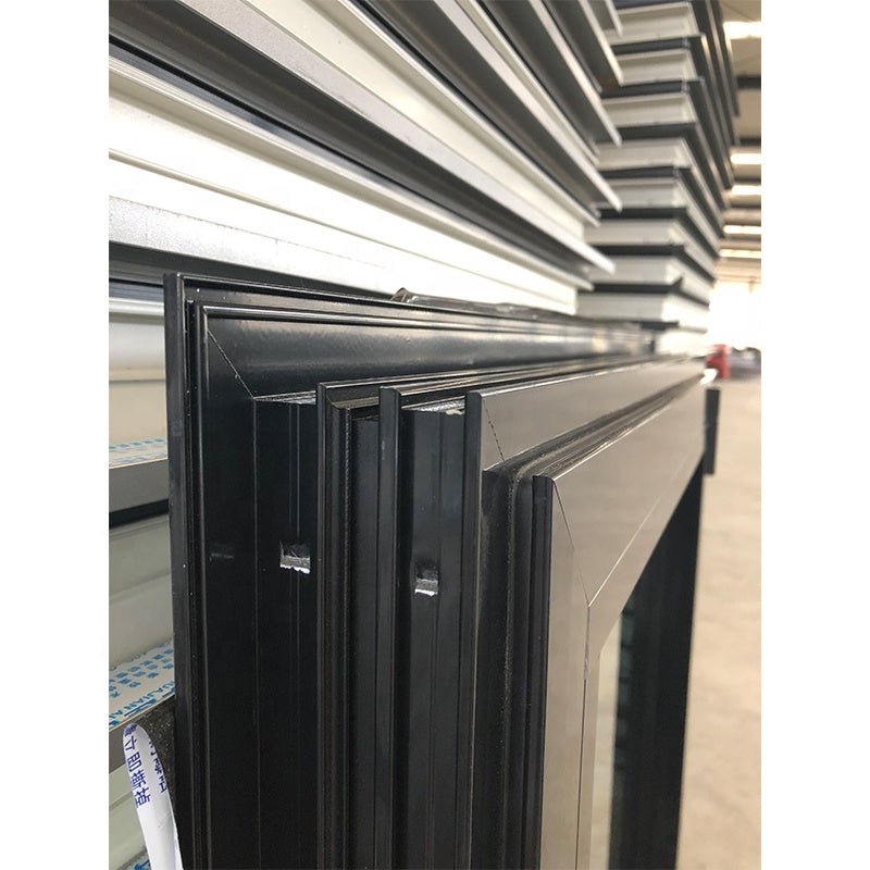 Houston cheap black import double toughened aluminum tilt and turn casement windows with high quality - Doorwin Group Windows & Doors