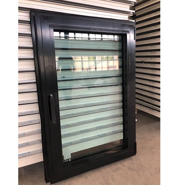 Houston cheap black import double toughened aluminum tilt and turn casement windows with high quality - Doorwin Group Windows & Doors