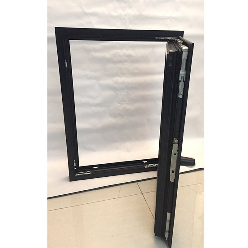 Houston cheap black import double toughened aluminum tilt and turn casement windows with high quality - Doorwin Group Windows & Doors