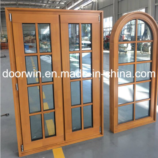 Install Easily Arched Top Wood Windows Grille Window for House - China Grille Window, Pine Wood Window - Doorwin Group Windows & Doors