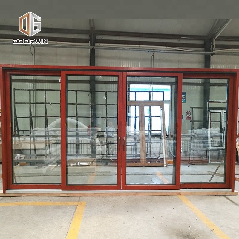 interior glass sliding doors with wooden frame by Doorwin - Doorwin Group Windows & Doors