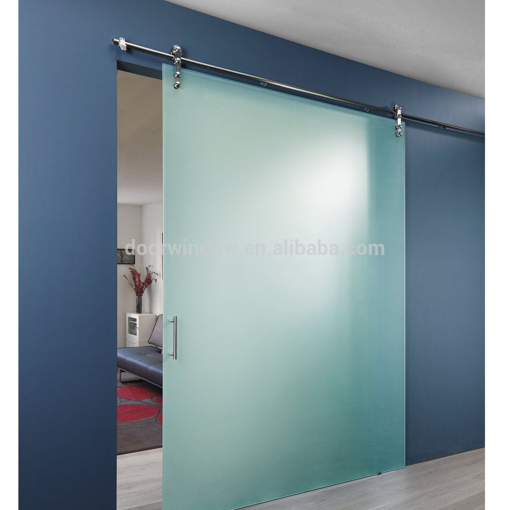 Interior triple glass sliding Barn Doors With Hardware by Doorwin - Doorwin Group Windows & Doors