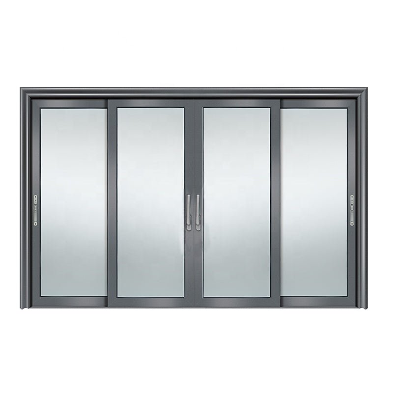 interior wood door sliding glass door with sliding door hardware by Doorwin - Doorwin Group Windows & Doors